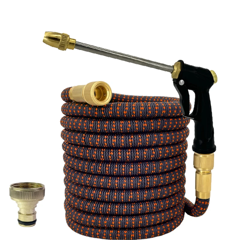 

Garden Water Hose Expandable Rubber Magic Water Hose High-Pressure Water Gun Set For Garden Farm Irrigation And Cleaning Tools