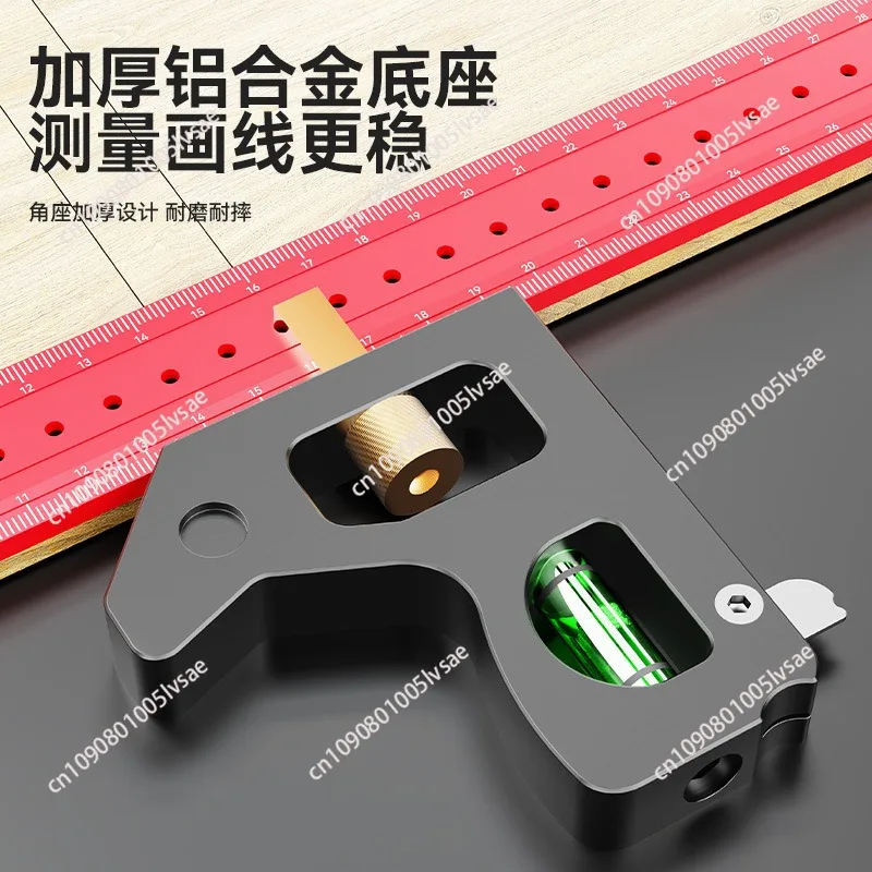Angle ruler 90-degree woodworking  combination Multifunctional angle  Thickened high-precision universal combination angle