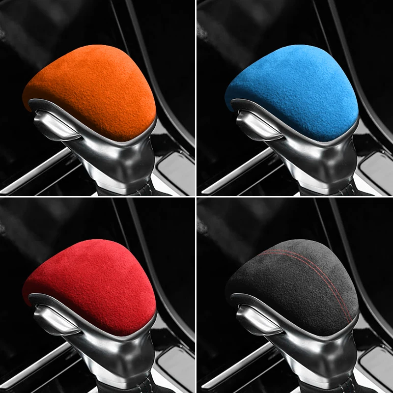 

Made of Alcantara For Kia K3 Sportage R KX1 Gear Shift Shifter Protection Boot Cover Trim Sticker Car Interior Accessories