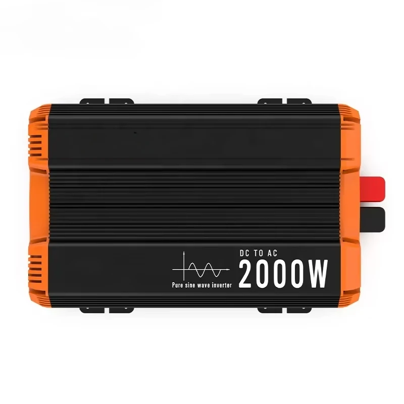 2000W DC To AC Power Invertor 12V 24V 48V To 220V 230V 240V Pure Sine Wave Inverters With LCD Display And Two Cooling Fan