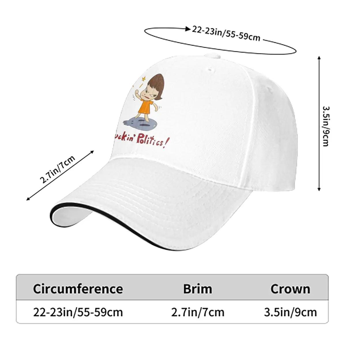 Yoshitomo Nara Japanse Artist Multicolor Hoed Punaked Unisex Cap Boze Girl Casual Vizier Bescherming Hoeden