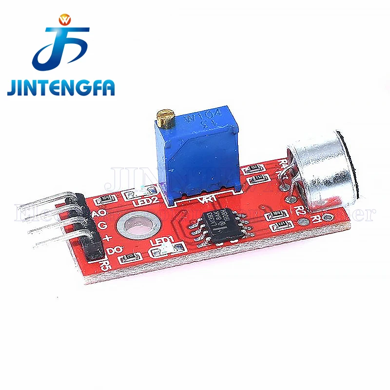 Módulo de detección de sensor de micrófono de sonido de alta sensibilidad para Arduino AVR PIC