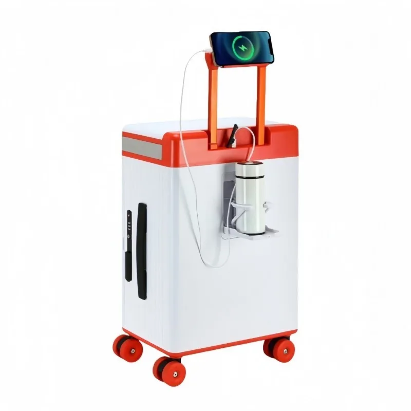 2026 new lightweight luggage trolley case, high-value makeup mirror TSA lock PC material universal wheel