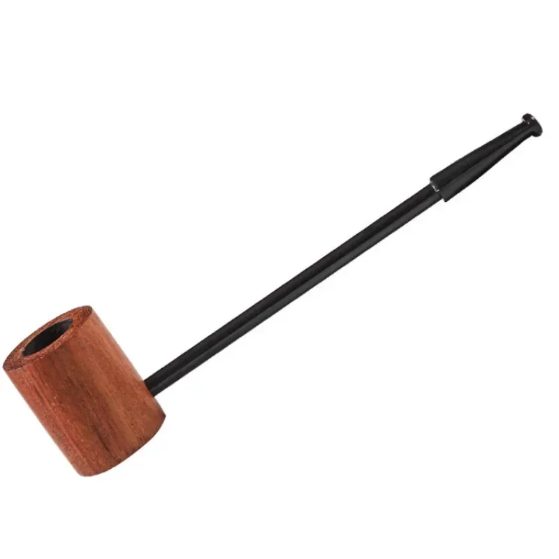 Wooden Long Pipe Smoking Pipes Portable Smoking Pipe Herb Tobacco Pipes Grinder Smoke Gifts