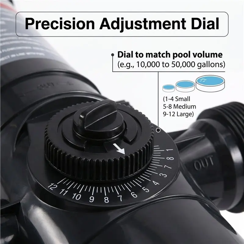 A61P CL100 Automatic Dosing Pump Swimming Pool Water Treatment Chemical Dispenser
