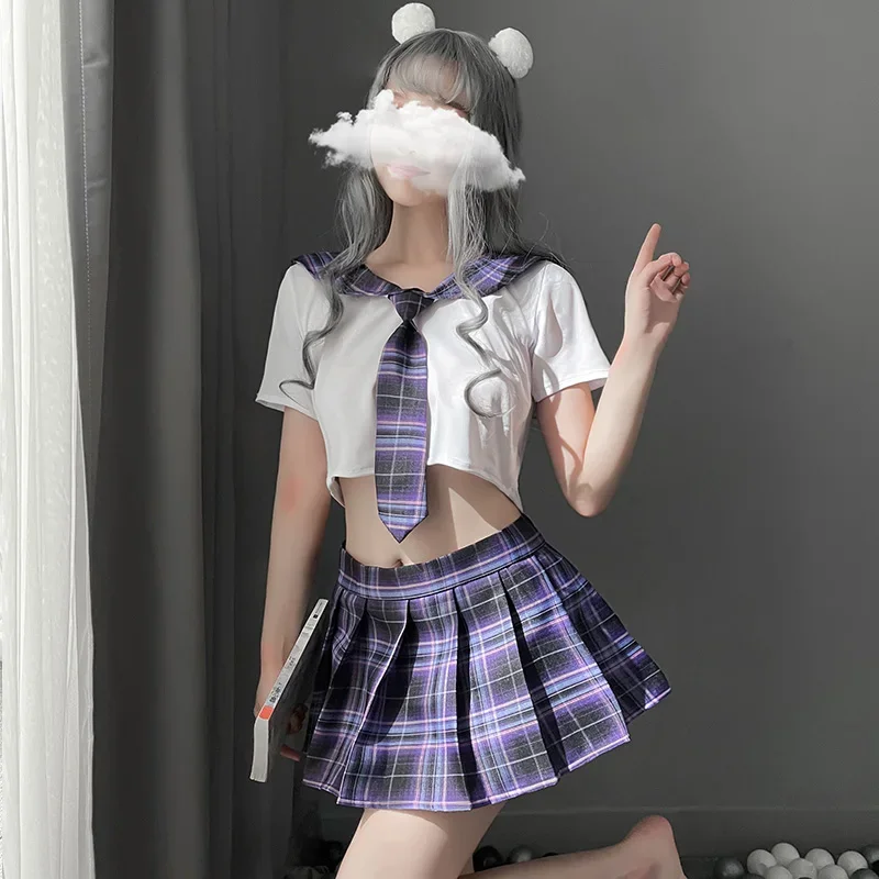 Jk Uniform sexy Student Cosplay Kostuum Kwaii Lolita Schulmädchen erotische Rollenspiel Babydoll Seemann