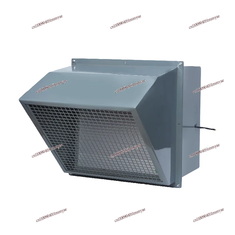 Side wall square axial flow fan 220v low noise high power industrial wall exhaust fan