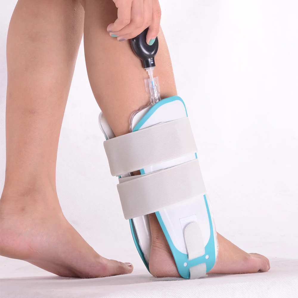 

Ergonomics Design Ortho External Fixation Equipment Adjustable Thermoplastic Ankle Brace with Airbag