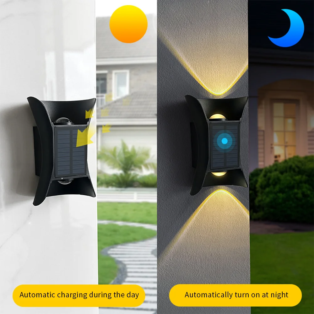 

Outdoor LED Wall Washers Garden Solar Lights Solar Wall Lights LED Wall Washer Lamp for Backyard Garden Garage Pathway