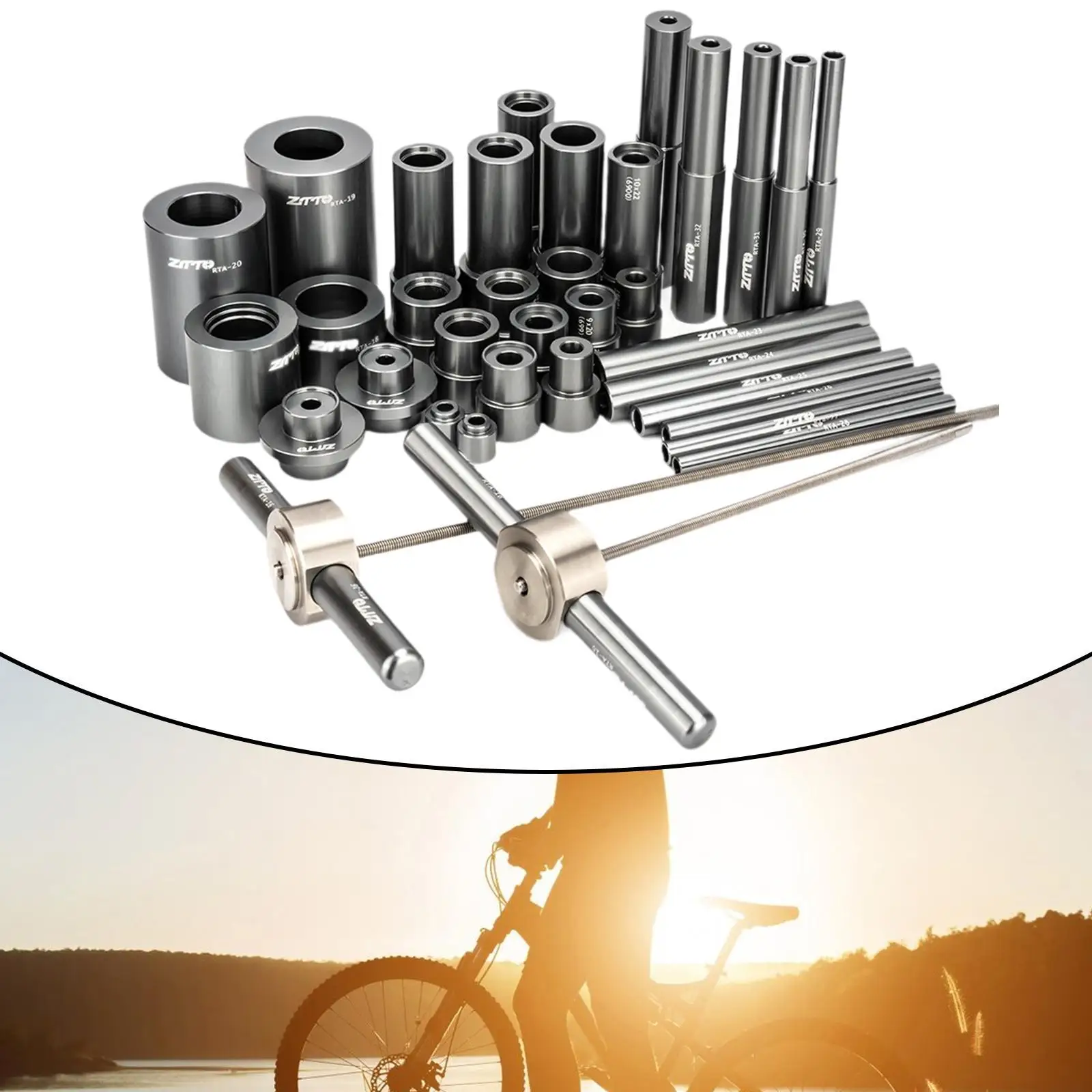 Bike Wheel Bearing Removal Kit Wheel Hub Installation Tools Bike Maintenance Equipment Wheel Bearing Driver Kit for Headsets