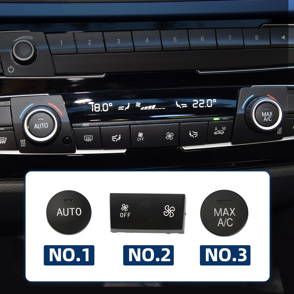 Automatische Klimaanlage Heizung Klima Bedienfeld Lüfter Geschwindigkeit Taste Abdeckung Für BMW 1 3X1 Serie F30 F35 F20 E90 F34 E84 F48