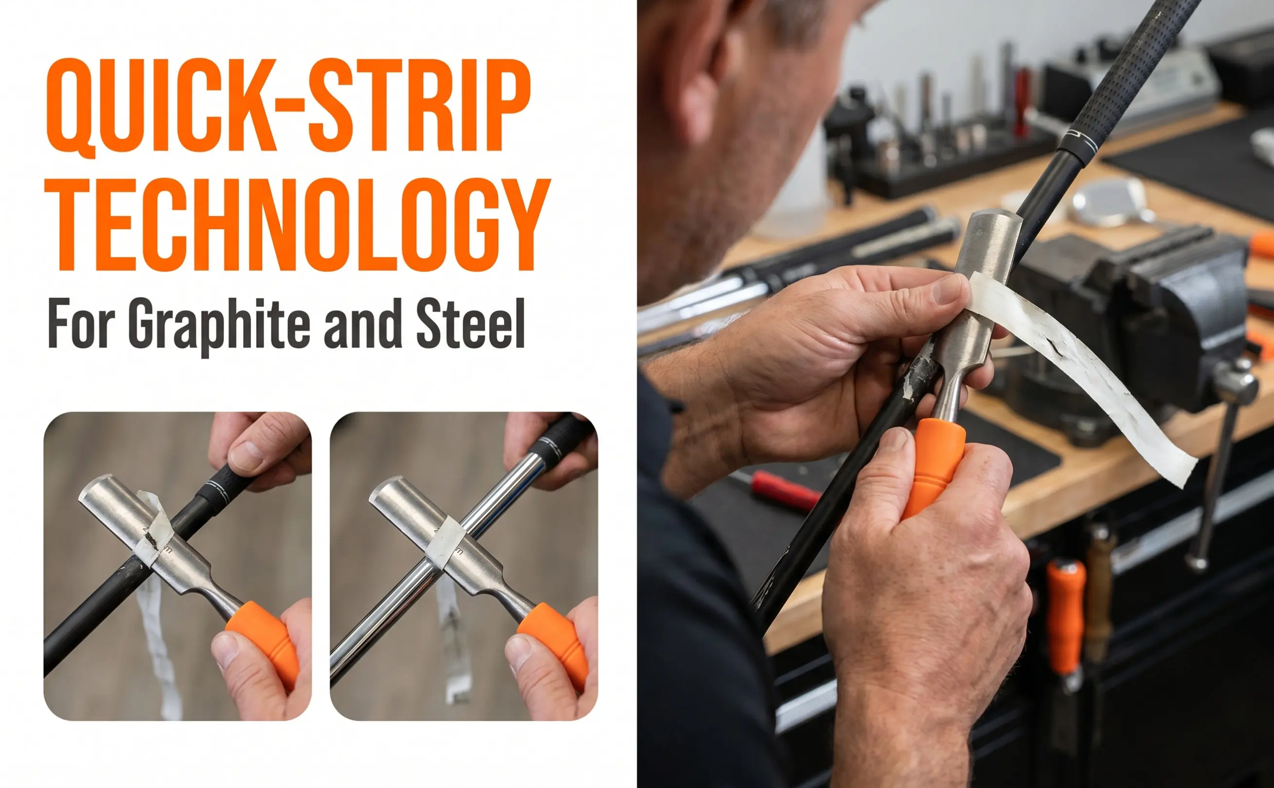 Golf Grip Tape Remover Tool V-Groove Design Ergonomic Steel Plastic Construction for Easy Efficient Regripping Golf Club - view 6