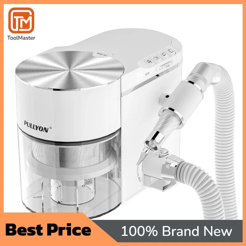 

【Hot Sale】Best-selling 2-in-1 200W Professional PULLYON Nail Grinder Dust Extractor With Removable Filter For Luxury Salo