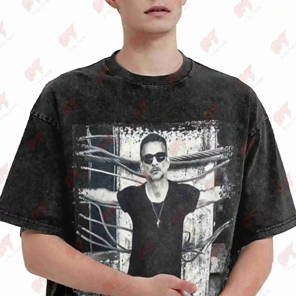 Sunglasses Wires Grunge Frame Vintage Washed Tee Pure Cotton T-Shirt