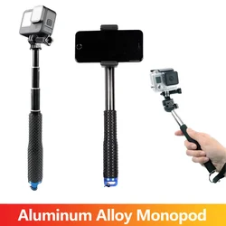 Aluminum Alloy Monopod Selfie Stick Hand Grip Pole for GoPro Hero 13 12 11 10 9 8 7 Insta360 SJCAM AKASO DJI OSMO Action Camera