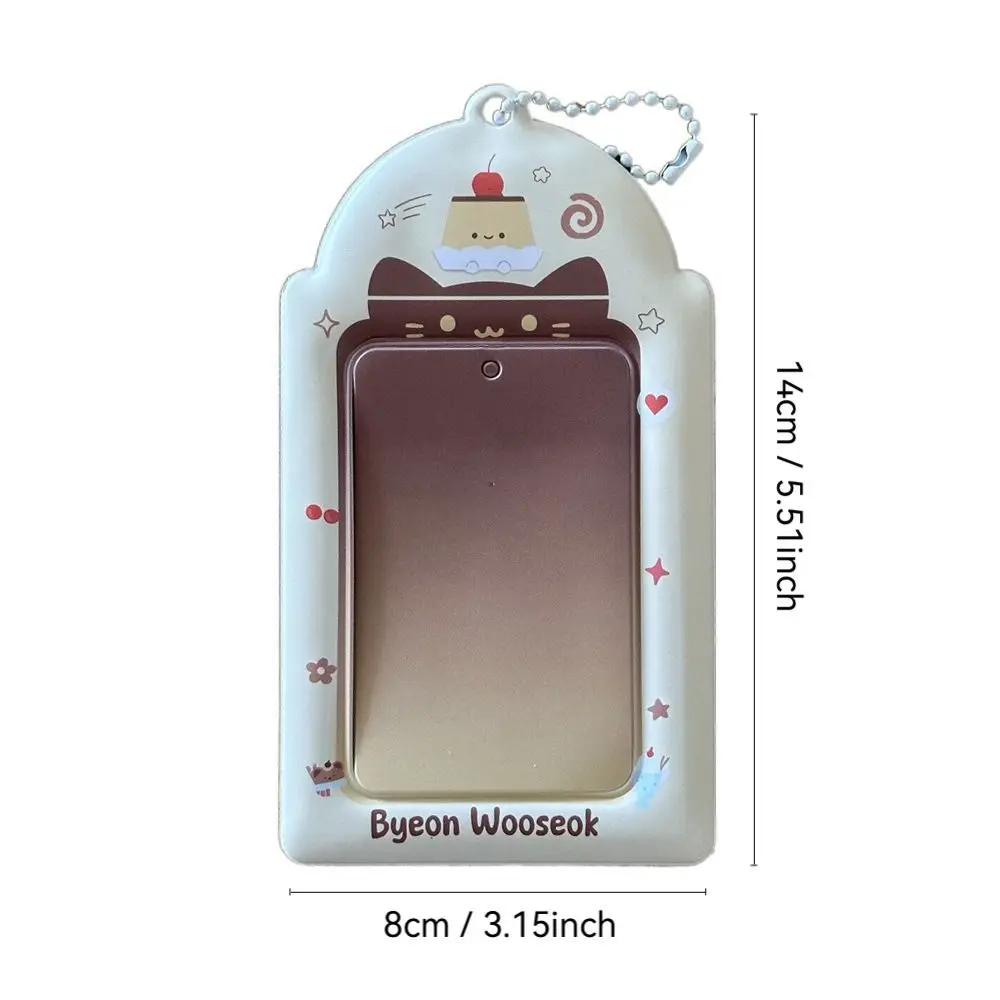 Cute 3 inch Kpop Photocard Holder Mini PVC Idol Photo Frame Gift Y2K Style Card Holder