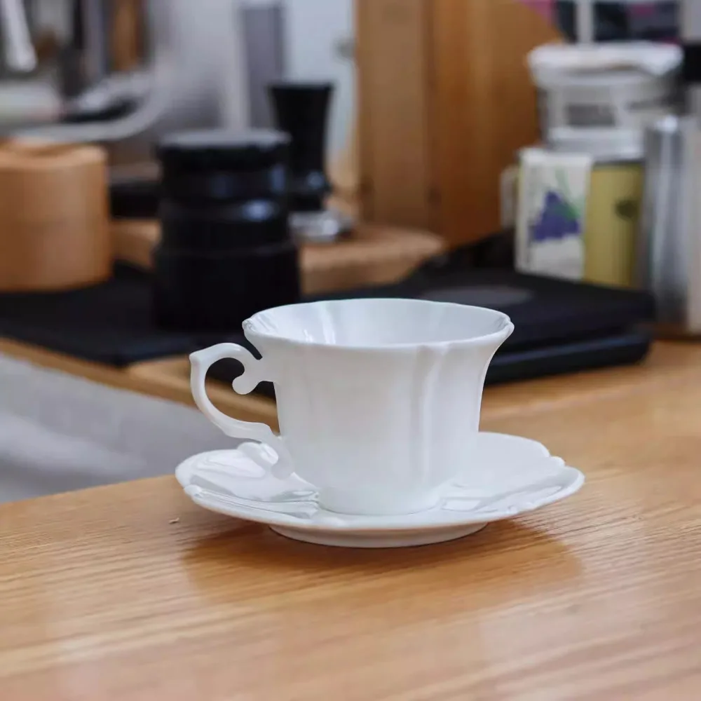

*Bone China Ceramic Premium Sense Set Cappuccino White Coffee Cup Premium Coffee Cup