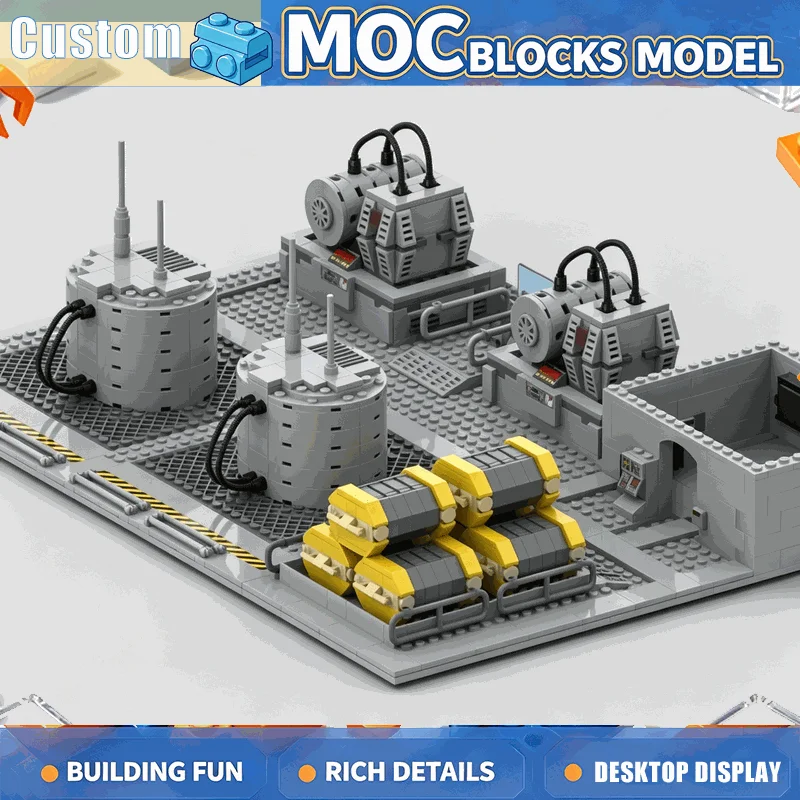 1442PCS Logistics Port Cargo Scene Building Blocks Model Industrial Terminal DIY Puzzle Assembly Creative Collection Gifts Toy