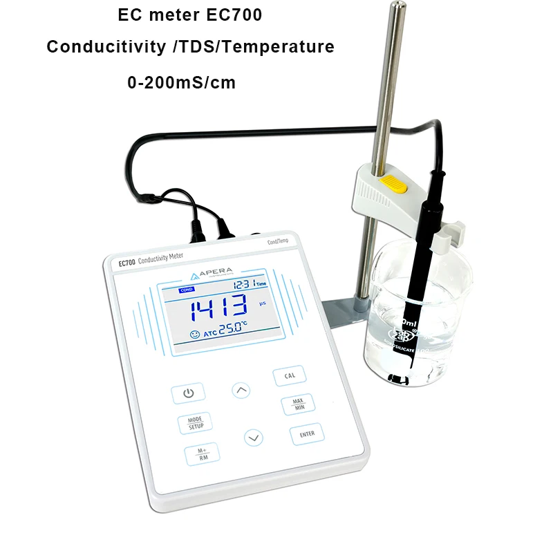 Smart Function Bench Top Conductivity /TDS/Salinity/ Resistivity /Temperature Meter