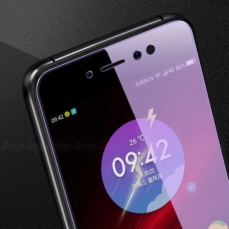 Anti-blue Tempered Glass For Samsung Galaxy A7 A6 A8 Plus J2 J6 J7 Pro J8 A9 2018 A9S Screen Protector J5 Prime J730 S7 S6