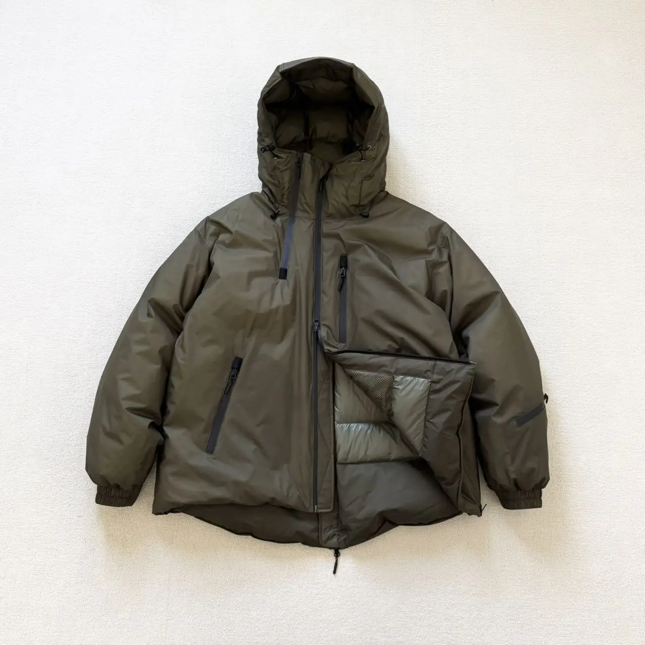 NANGA × EM Outdoor Functional Waterproof Thermal Hooded Down Jacket