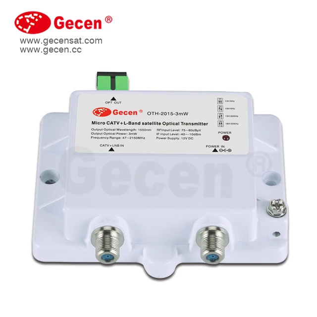 OTH-2015 3MW Optical Transmitter 1550nm FTTH Fiber Optic Equipment With SC FC RJ45 Connectors For CATV And Network Use