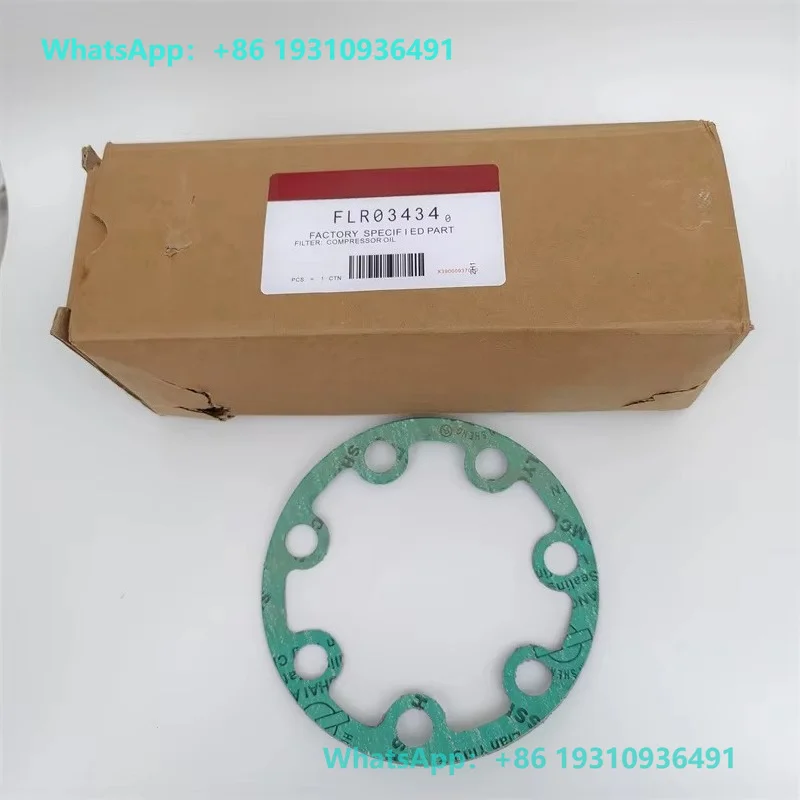 New HVAC Chiller Refrigeration Parts Air Conditioning Oil Filter FLR03434 X09130085010 With Gasket GKT0385
