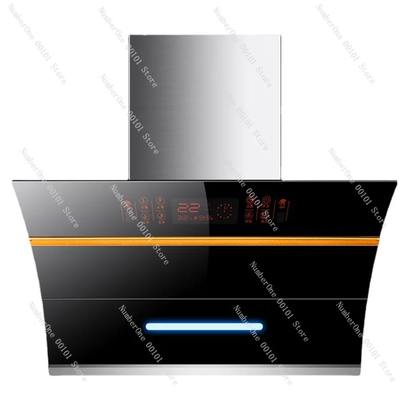 

Large Suction Range Hood for Household Kitchen with Side Suction, Dual Motor, Small Automatic Cleaning and Exhaust Function