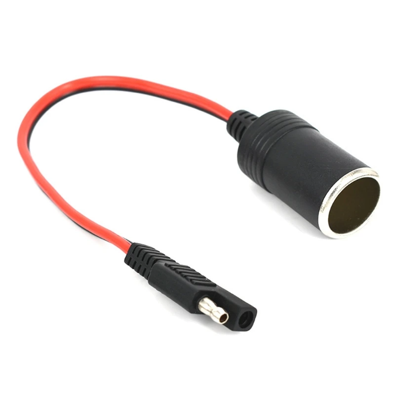 12V Female Cigarette Adapter Plug to SAE Adapter