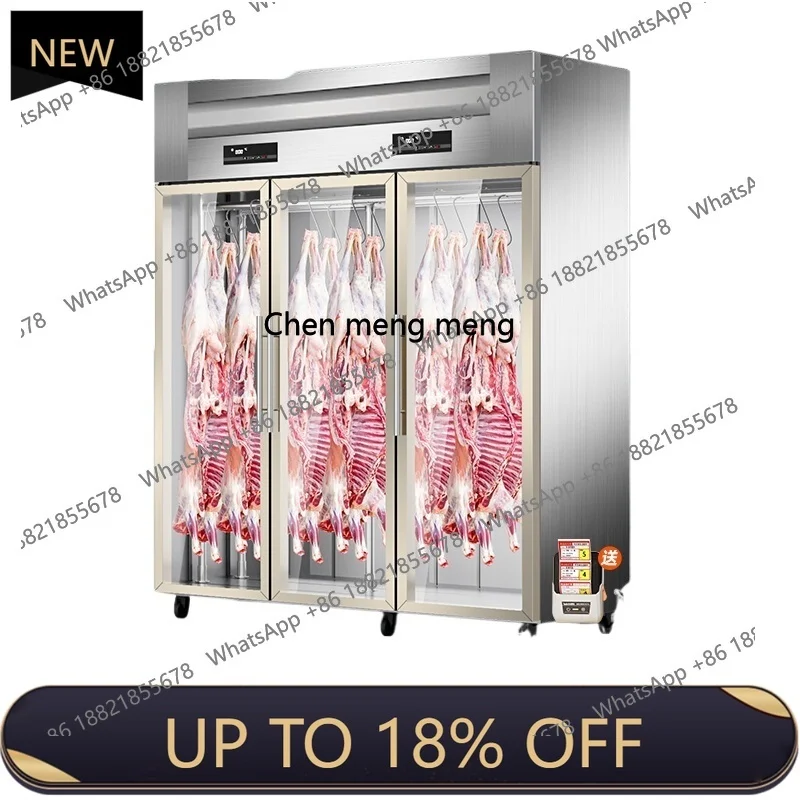 

Z189 Hanging meat cabinet Commercial pig beef and mutton acid discharge ice fresh vertical refrigerated display cabinet