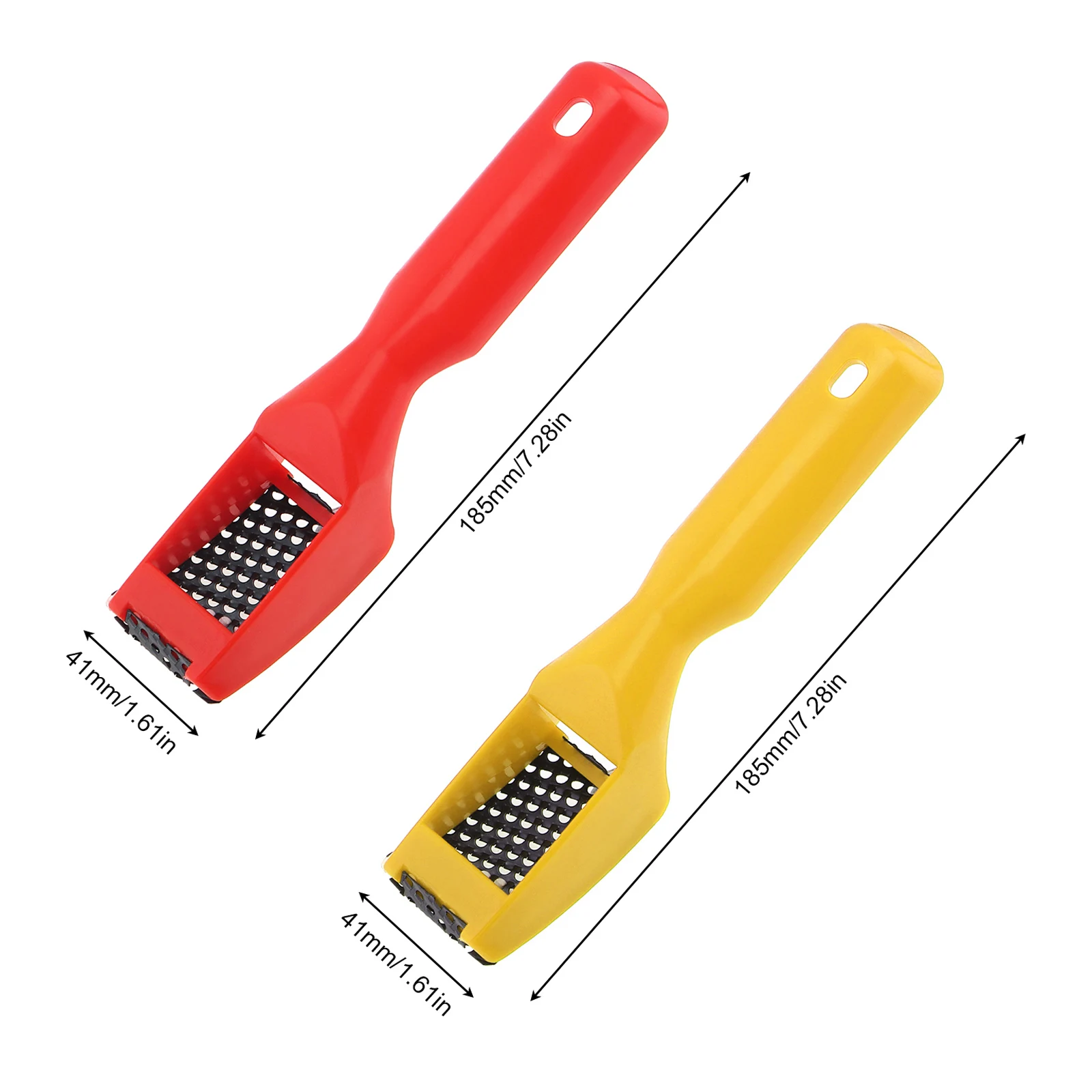 2pcs Surform Shaver Hand File Second Cut Tooth Mill File Hand Plane for Woodworking Tools / Plastic / Soft Metal