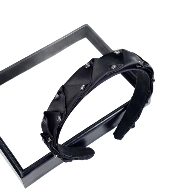 

Women Hair Accessories Elegant Water Diamond Headband Hair Bands Vintage Women Hair Clip Hairband Versatile Pressed Hair Hoop