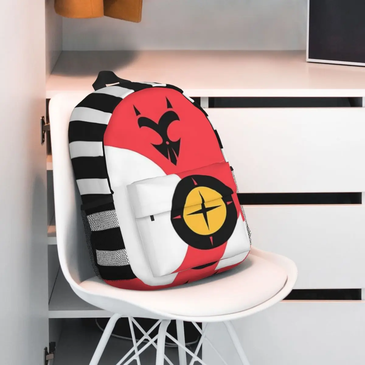 Blitzo-mochila leve para a escola, novo design, padrão elegante, impressão, 15 polegadas