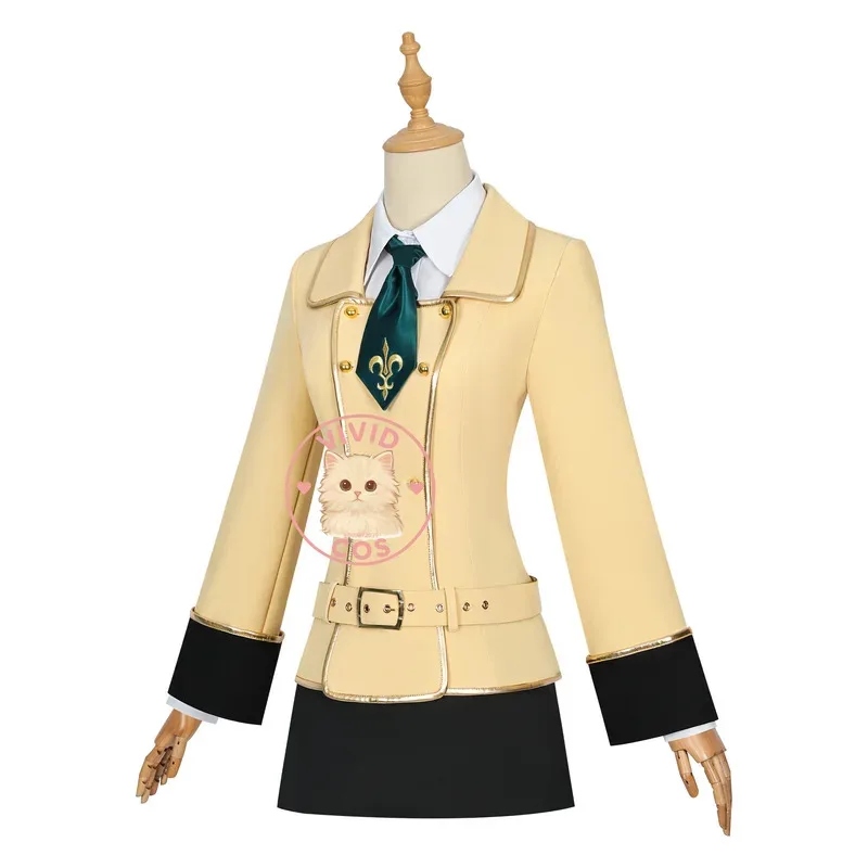 Disfraz de Cosplay de Anime Code Geass, uniforme escolar Popular Shirley Fenette para fiesta de Halloween, vaca; 3'f, 6;t.8'