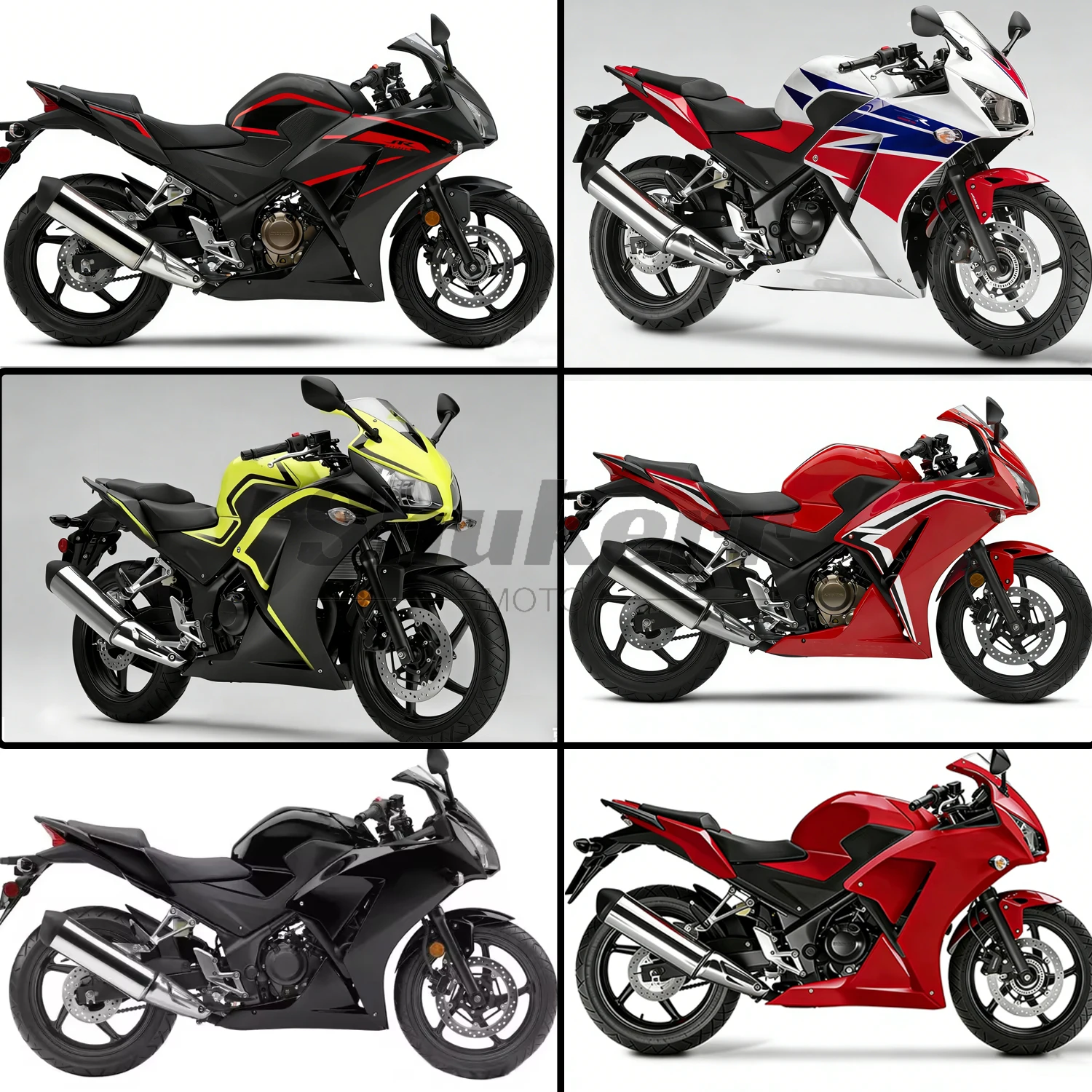 Kit de Carenado de Plástico ABS para Motocicleta Honda CBR300R 2014-2019, Nuevo, Moldeado por Inyección, Kit de Paneles de Carrocería CBR 300 14 15 16 17 18