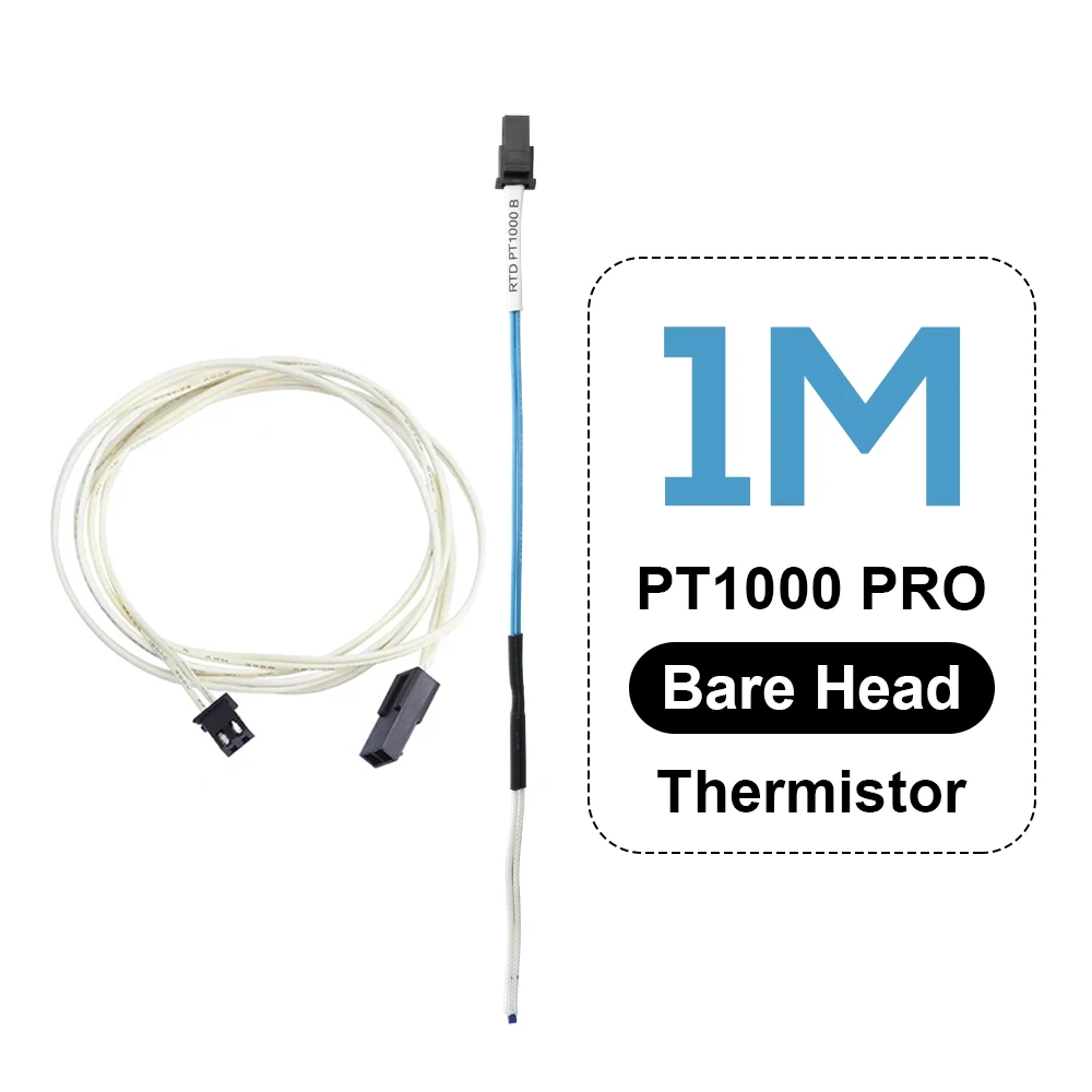 Trianglelab PT1000 Pro Bare Thermistor Cartridge high temperature 450Celsius for Rapido Hotend TCHC Kit CHC Pro TR6 TD6 HOTEND