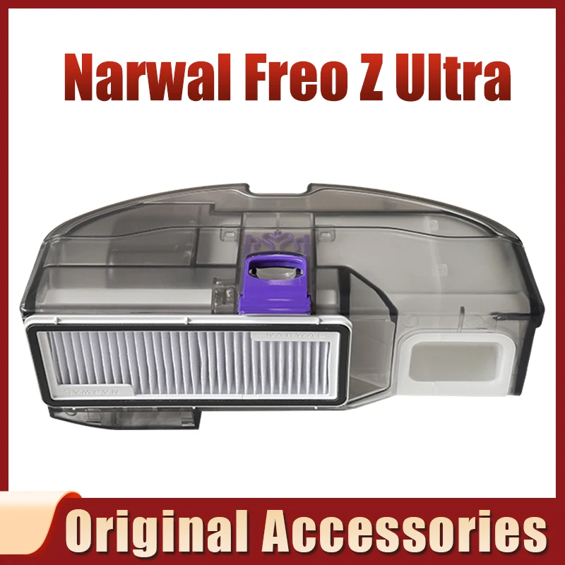 

Original Freo Z Ultra Dust Box with Filter Accessory Replacement Dustbin For Narwal 나르왈 XIAO YAO 001 Vacuum Cleaner Spare Parts