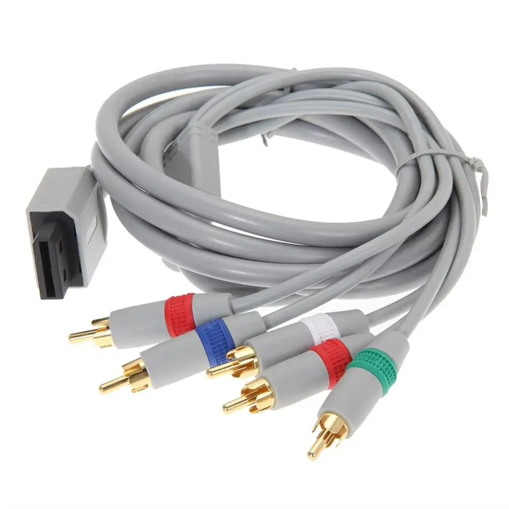 

5 in 1 Wii/Wiiu Component Cable 1080P Fast Charging Wii Game Cable Multifunctional Universal Audio Video TV Connector Cable