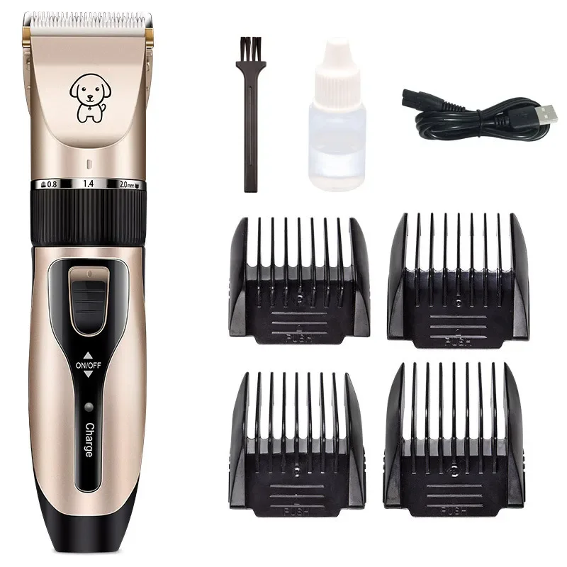 Professional Pet Shaver Dog Teddy Cat Shaving Dog Hair Trimmer Clipper Rechargeable Electrical Animal Pet Clippers Dog Supplies