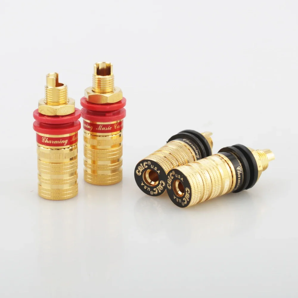 CMC-838-S cmc speaker gold plugs  binding post