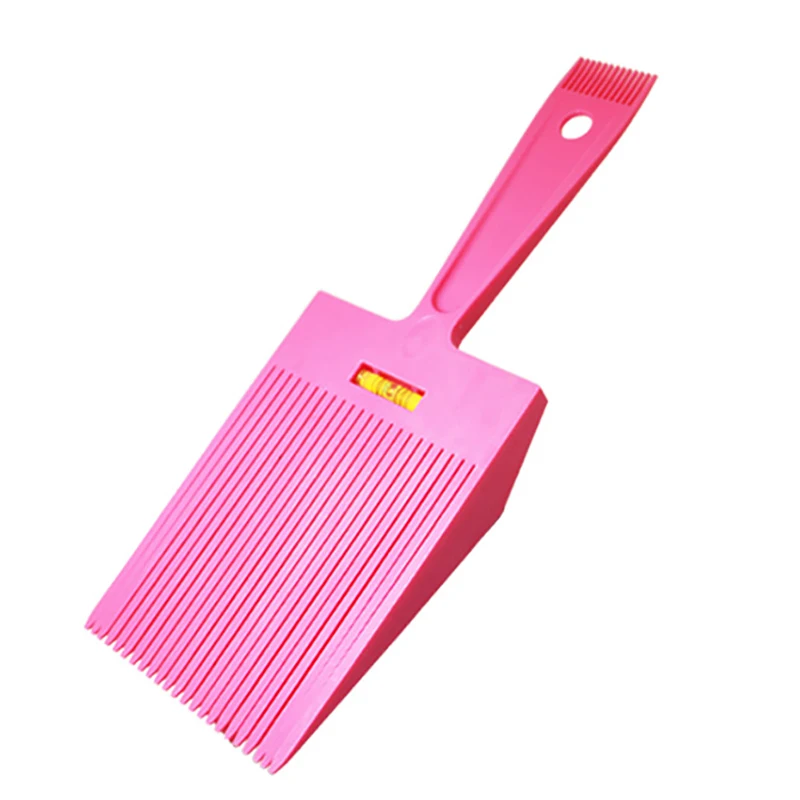 リキッドバランス定規付きフラットヘアコーム,ヘアカット,理髪店の櫛,美容ツール