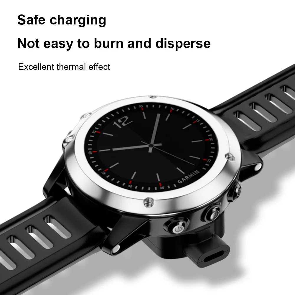 

8-контактный/тип C для Garmin MARQ 2 MARQ (Gen 2) переходник для зарядного устройства «мама-папа» Plug and Play, зарядный кабель-переходник для домашних путешествий