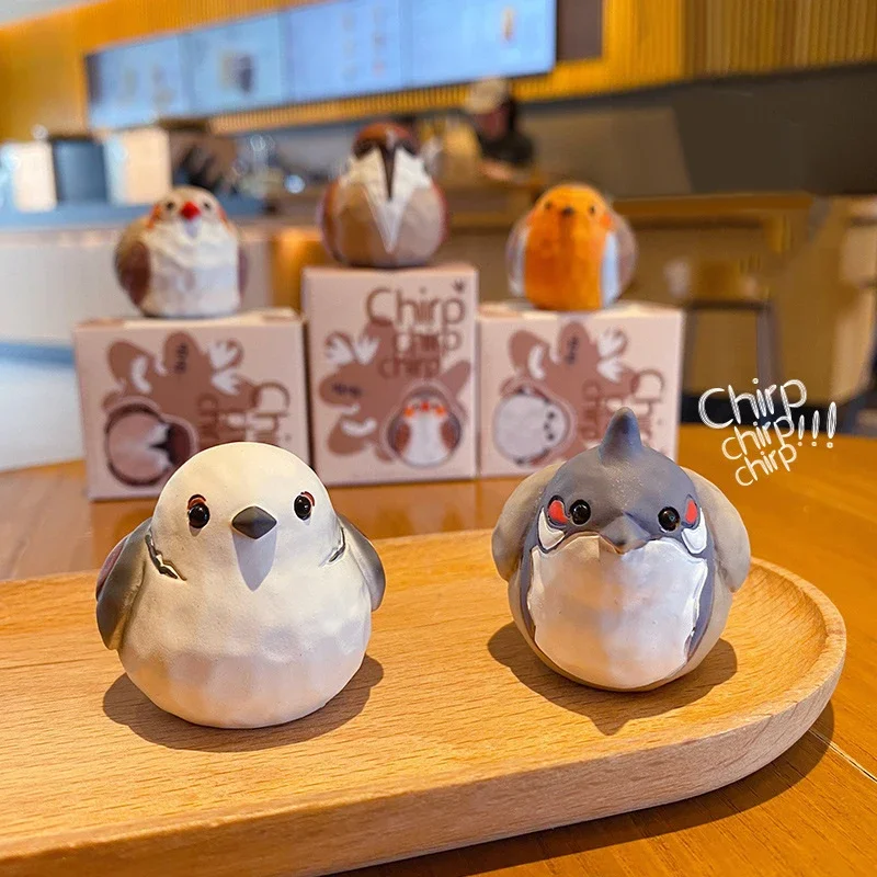 ใหม่น่ารักแฮนด์เมดเรซิ่นรูปปั้นนกลายไม้ตกแต่งเครื่องประดับตกแต่งเดสก์ท็อปที่สมบูรณ์แบบสำหรับบ้านและสำนักงานของขวัญที่ไม่ซ้ำกัน