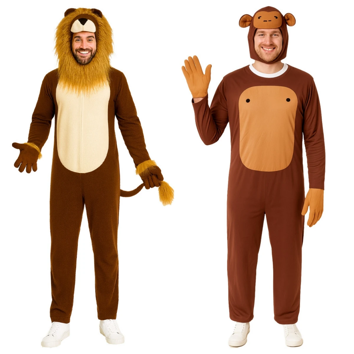 زي تنكري للرجال البالغين لعيد الهالوين على شكل حيوانات، زي أسد وقرد للعب الأدوار، زي مسرحي تقليدي صيني للأداء #5