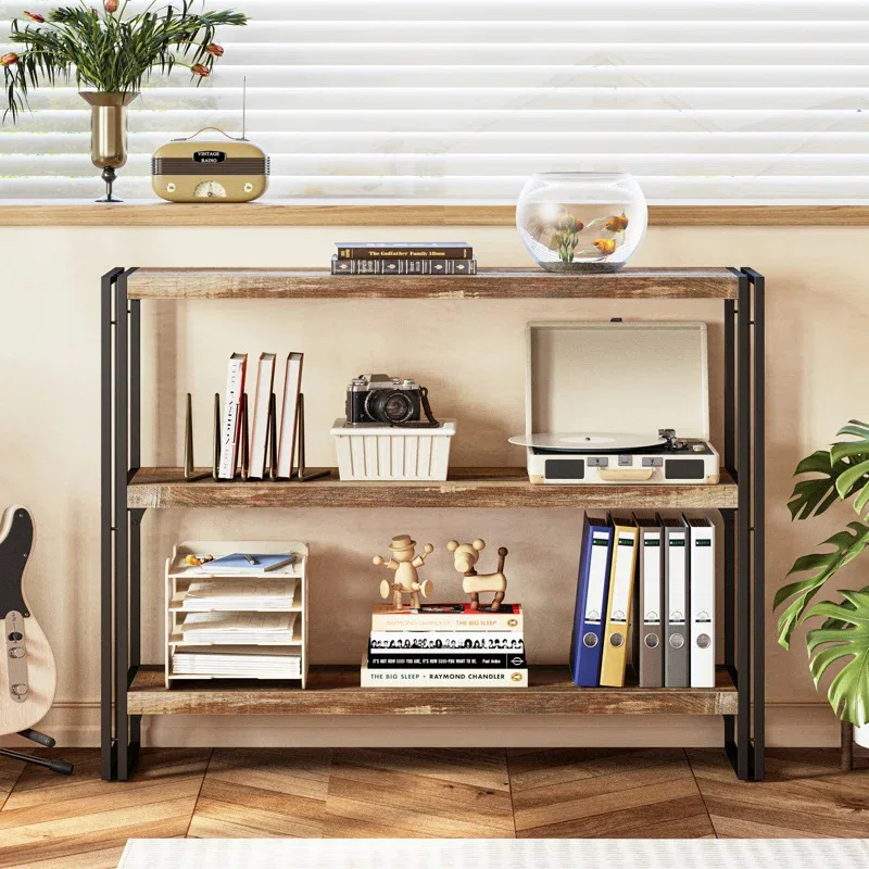 

New, Modern Display Shelf Bookcase Industrial Style Bookcase