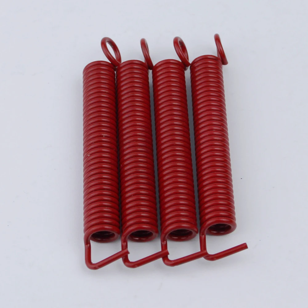 Geräuschlose Tremolo-Federn (4er-Set) für ST E-Gitarrenbrücken, Instrumentenzubehör, Ersatzteil, Rot