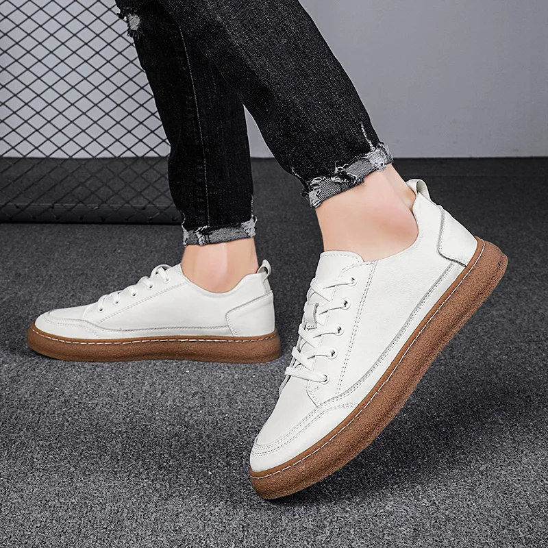 

Уличные лоферы, устойчивая мужская повседневная обувь для работы, офисная обувь, мужские модные дышащие осенние кроссовки