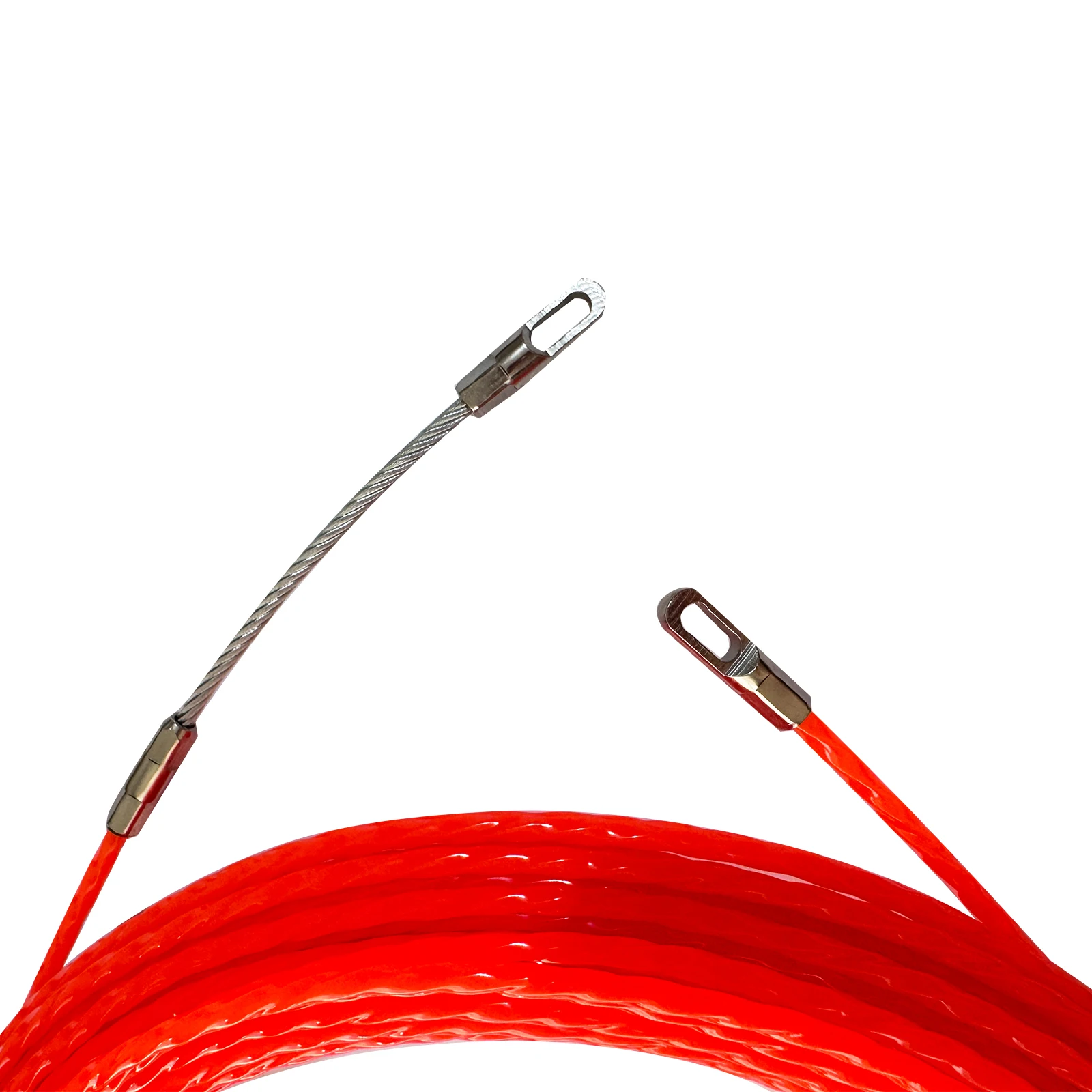 15m/30m/50m Duct Rodder Fish Tape Wire Rod Electrical Cable Puller Rod Through Wall Threader Kit