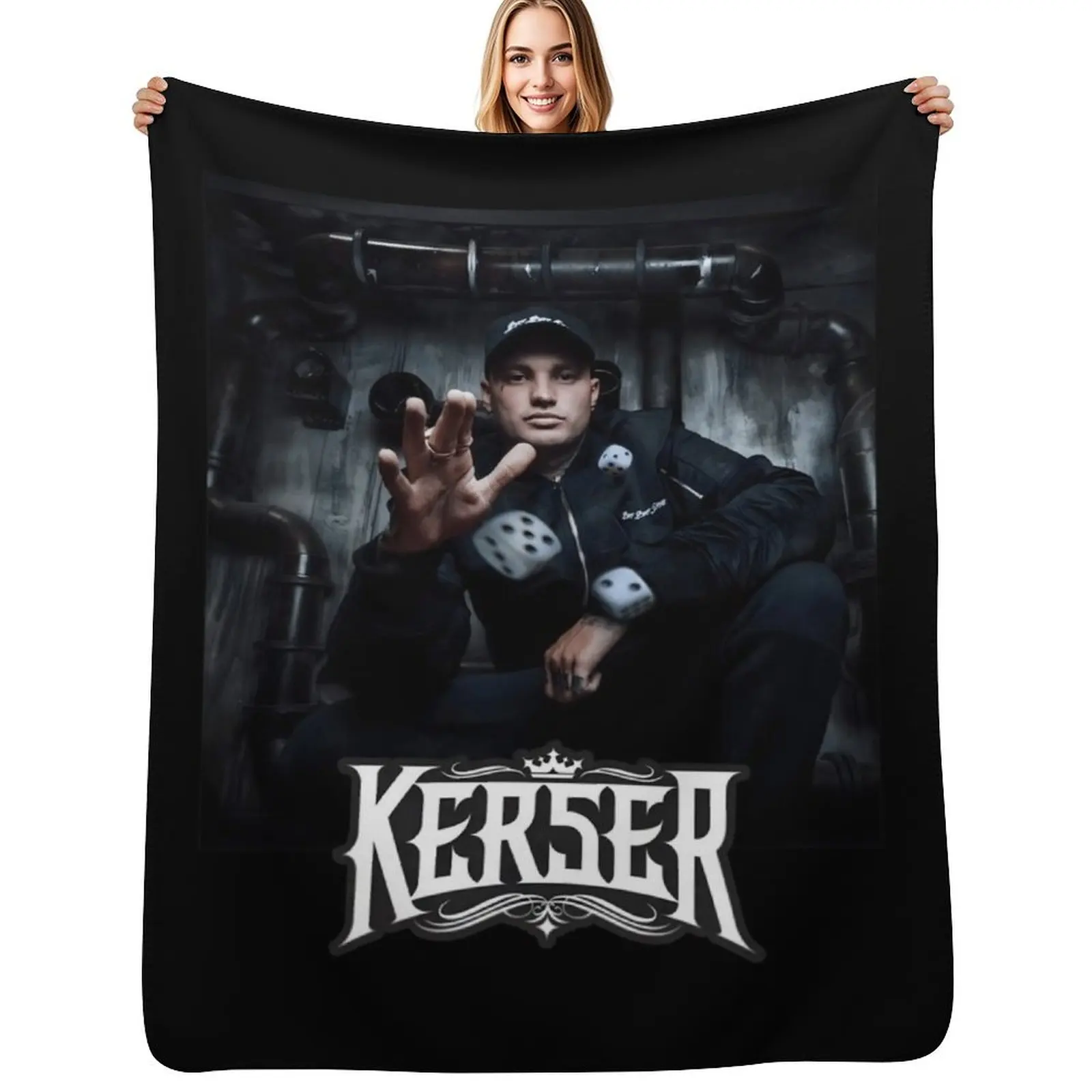 

Roll the dice kerser Throw Blanket Cozy Home Blanket Gift for Christmas Holiday