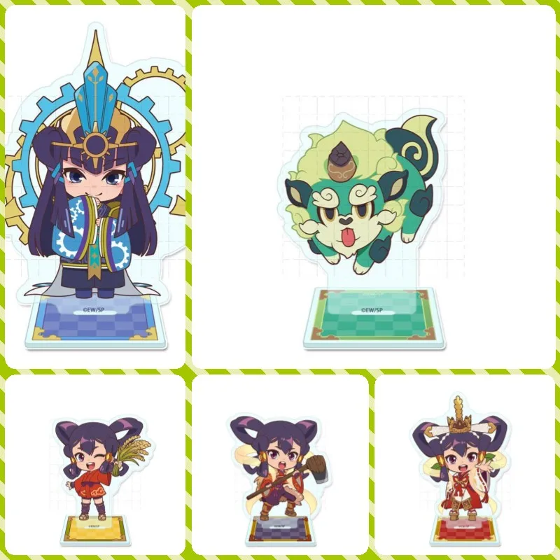 Sakuna: Of Rice and Ruin GAME 10CM An adorable acrylic Acrylic figure stand Cosplay Toy Birthday Gift Ornament keychain